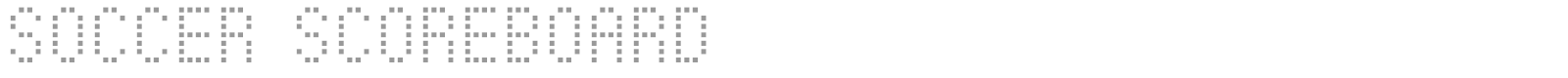 Soccer Scoreboard font preview